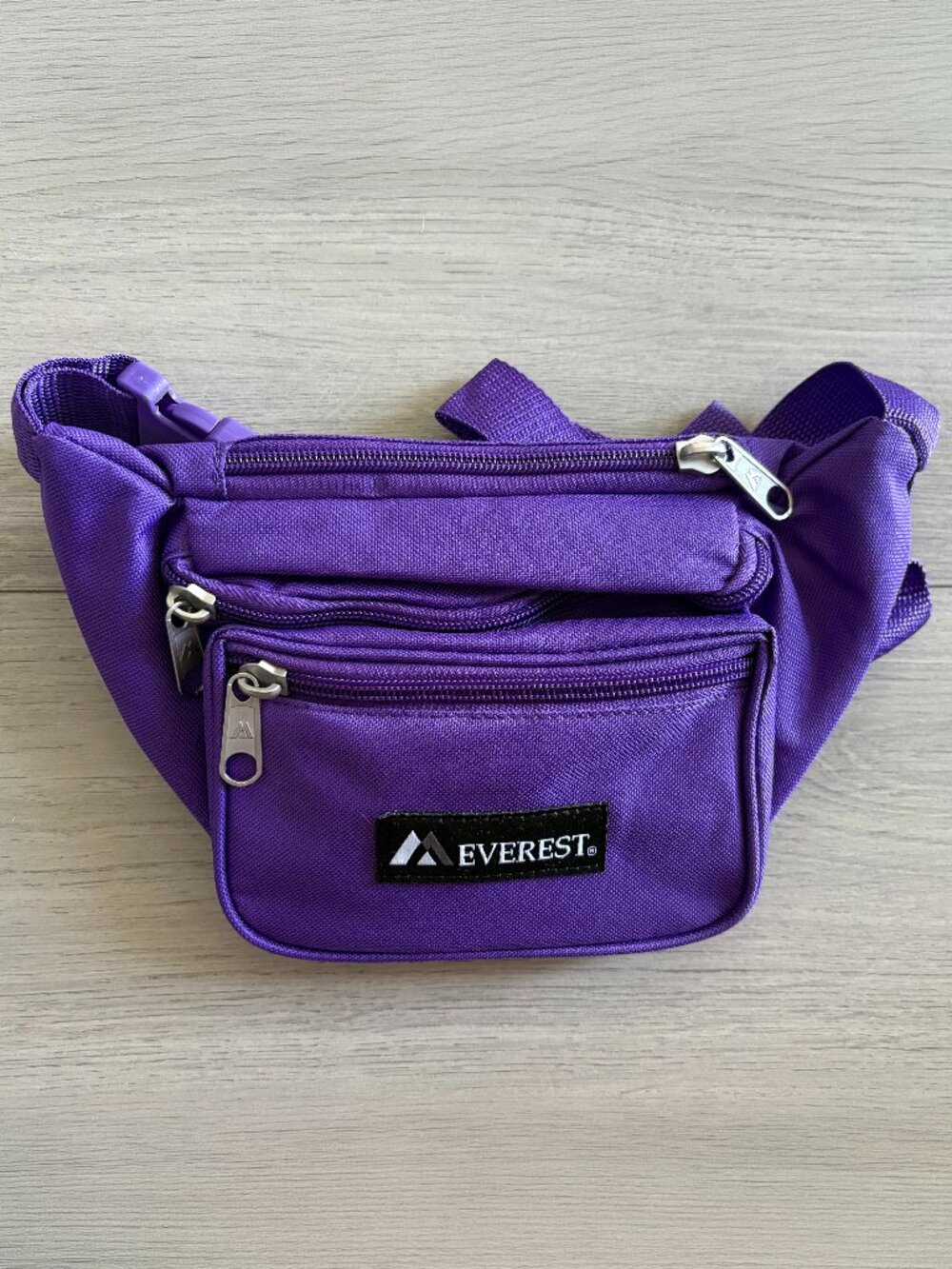 Everest Fanny Pack Belt Bag Multi Pocket Purple NWOT